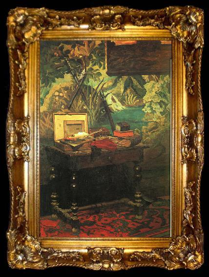 framed  Claude Monet A Corner of the Studio, ta009-2